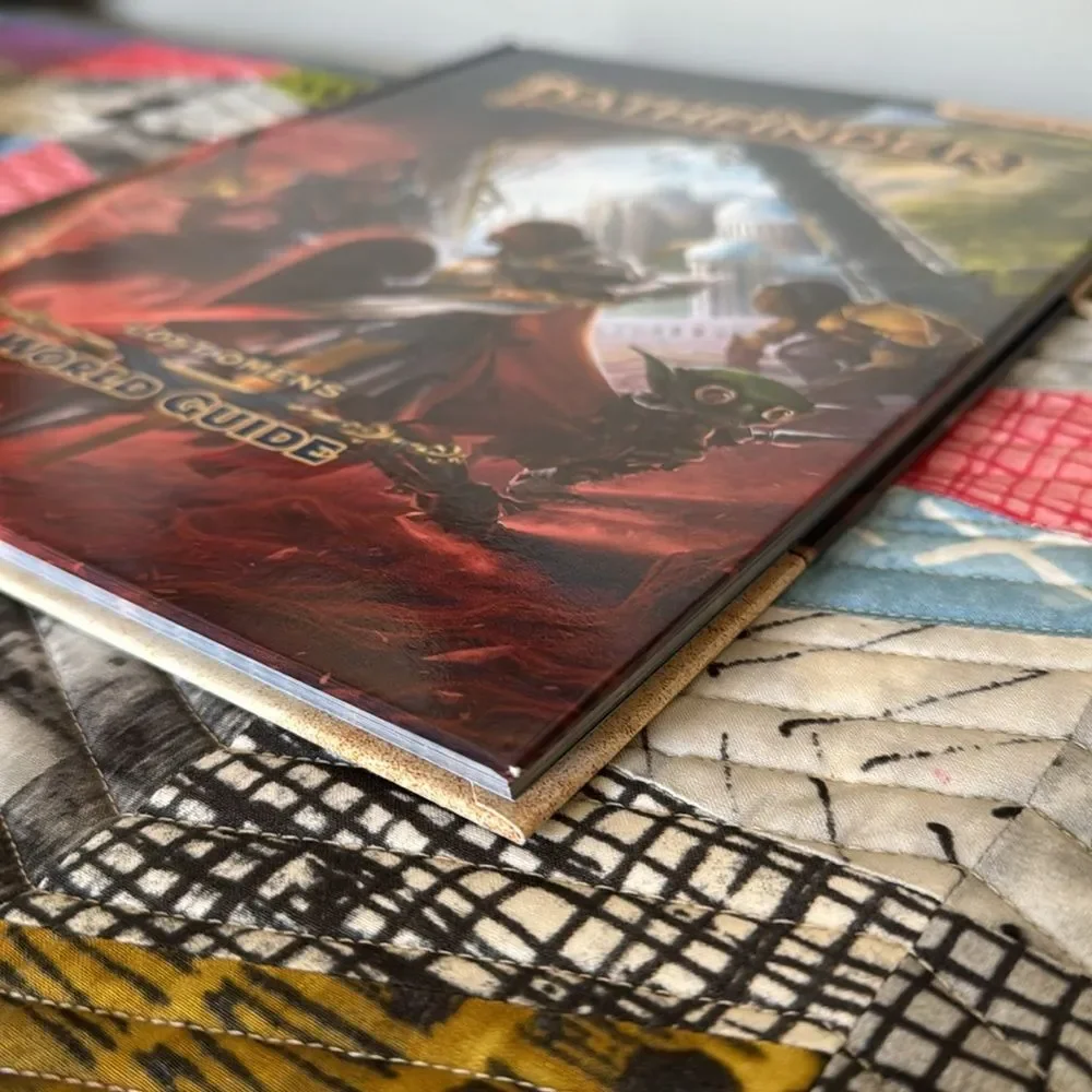 Pathfinder Lost Omens World Guide Hardcover Book & Map